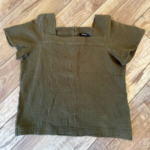 Madewell Cottagecore Cotton Puff Sleeve Top Small